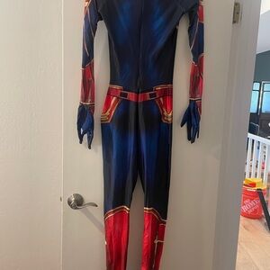 Captain Marvel  Superhero Costume jumpsuit
